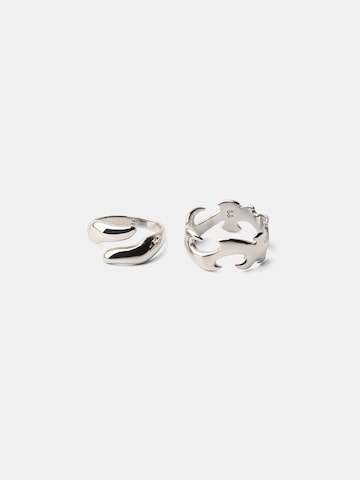 Bershka Ring in Silver