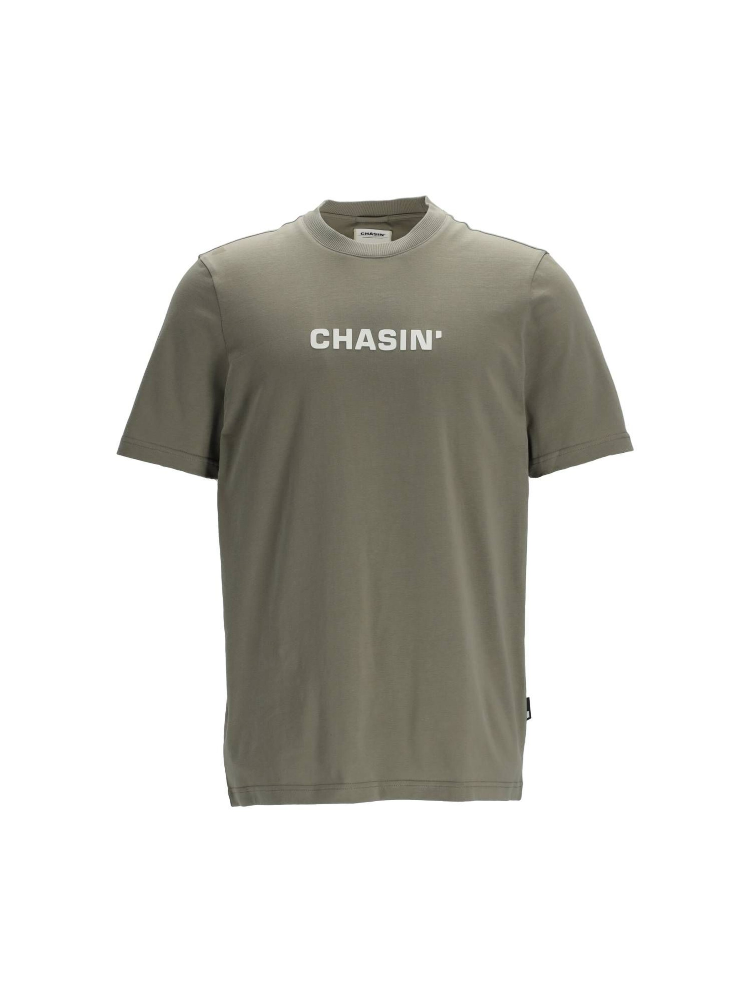 CHASIN' Shirt 'Davie' in Dark green / Off white, Item view