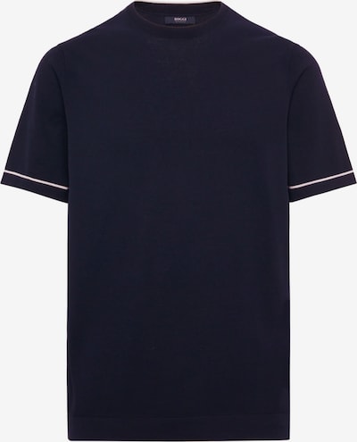 Boggi Milano T-Shirt en bleu marine / blanc, Vue avec produit