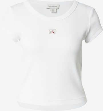 Calvin Klein Jeans Paita värissä valkoinen: etupuoli