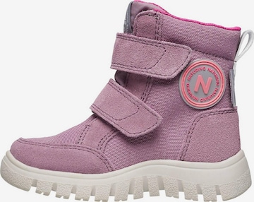 Boots da neve 'GEMINAE' di NATURINO in rosa: frontale