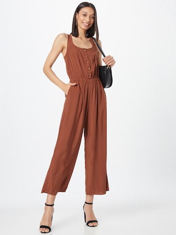 TOM TAILOR DENIM Jumpsuit in Brown