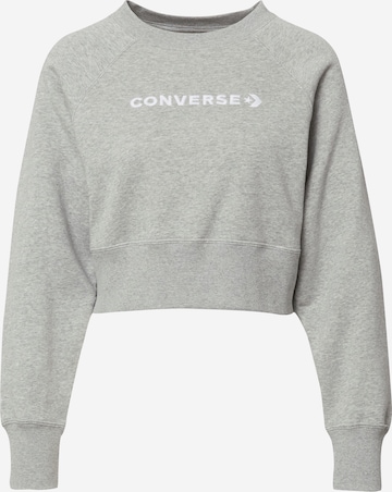 CONVERSE Sweatshirt in Grau: predná strana