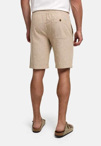 INDICODE JEANS Regular Chino Pants 'Lino' in Beige