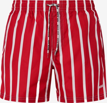 Pepe Jeans Swim Trunks in Red: front