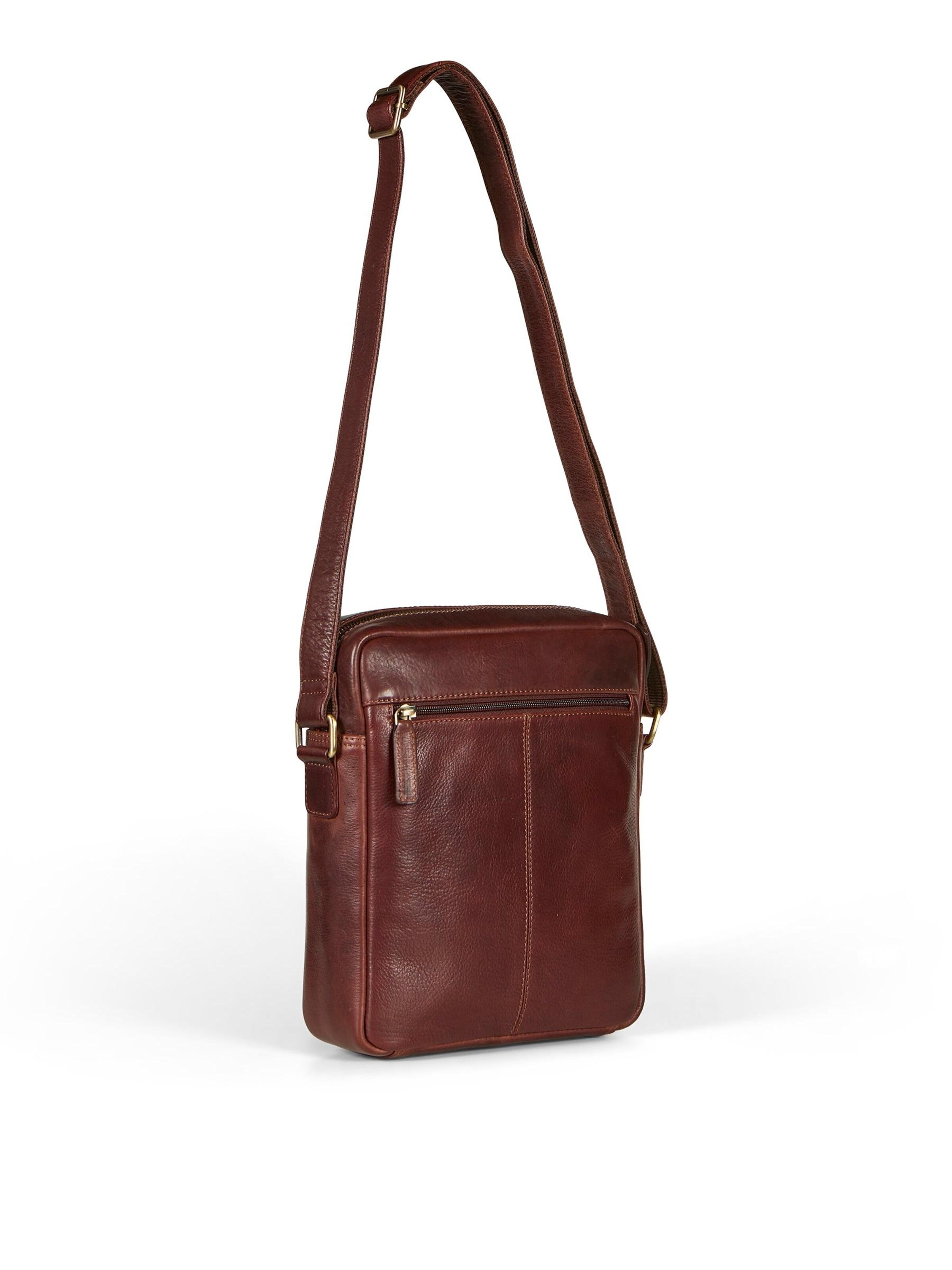 Howard London - Bolso de hombro 'Messenger Bag Edward Brown' en marrón