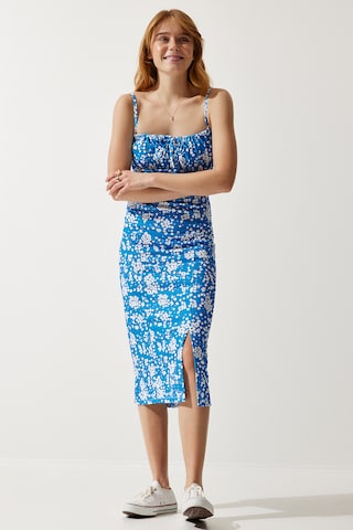 mėlyna Happiness İstanbul Vasarinė suknelė