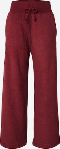 Nike SportswearWide Leg/ Široke nogavice Hlače 'PHNX' - crvena boja: prednji dio