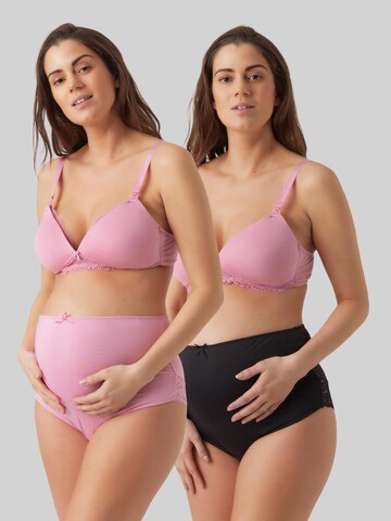 Slip 'AMOUR' MAMALICIOUS en rose