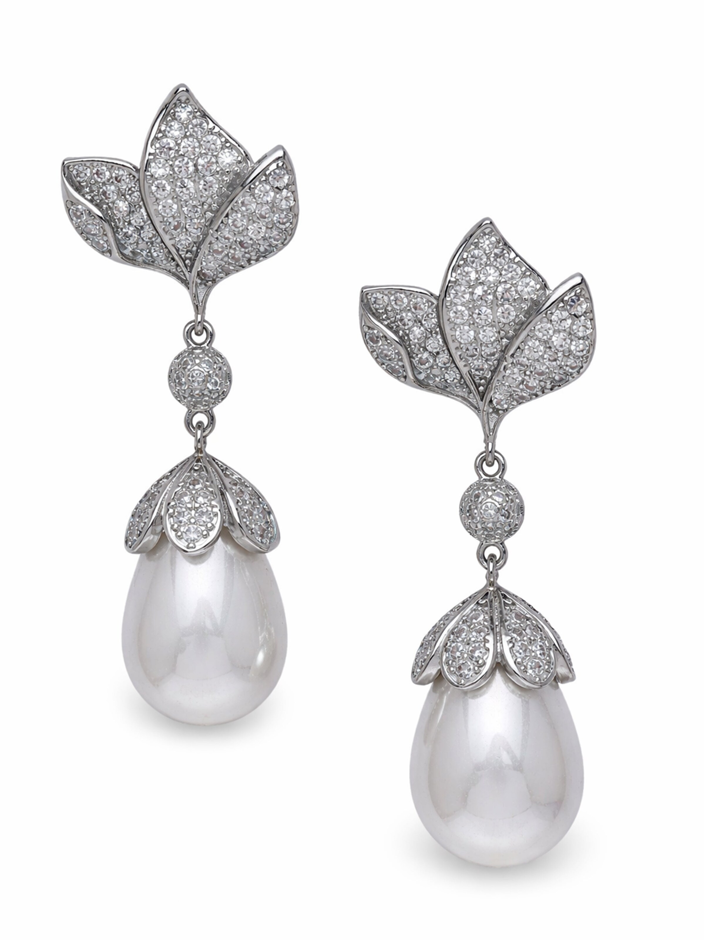 AVANT-GARDE PARIS Øreringe 'Seravelle' i sølv: forside