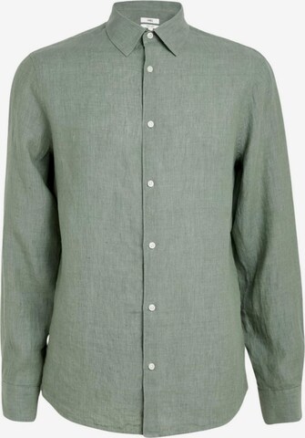 Marks & Spencer Button Up Shirt in Green: front