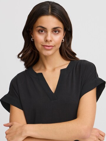 Fransa - Camisa 'LIV' em preto