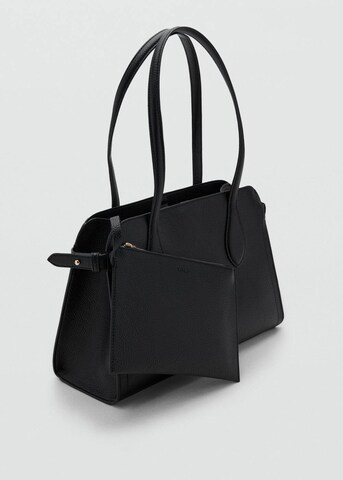 MANGO Shopper 'Gustave' in Schwarz