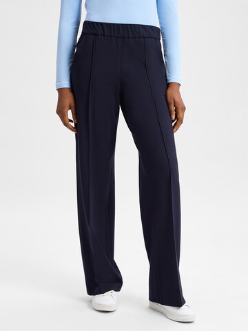 BRAX Wide Leg Bundfaltenhose ' Maine ' in Blau: Vorderseite