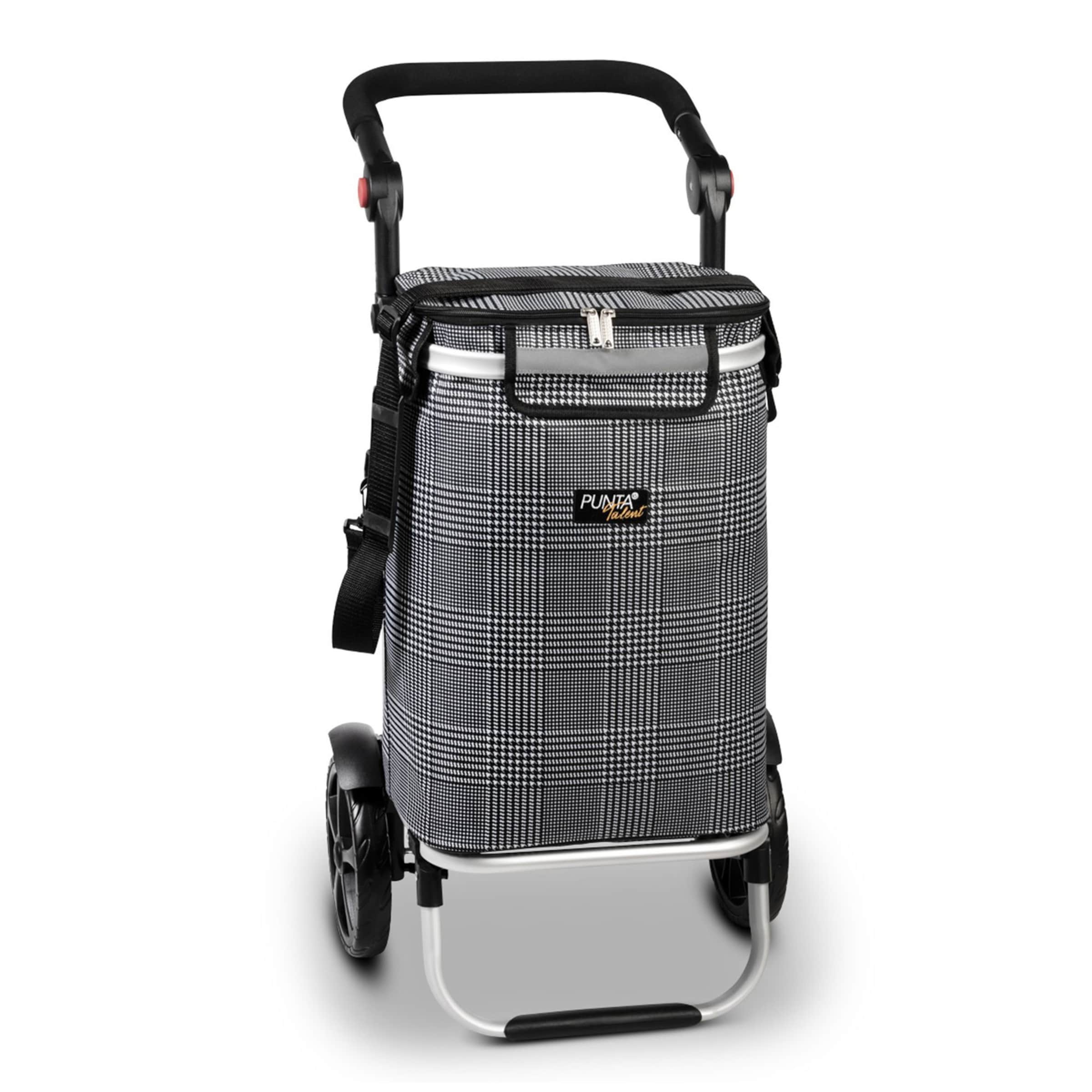 Punta Einkaufstrolley 'Talent' in Schwarz: Vorderseite