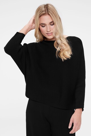 SENSES.THE LABEL Sweater in Black: front