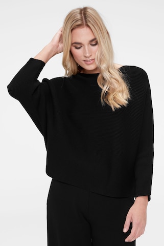SENSES.THE LABEL Sweater in Black: front