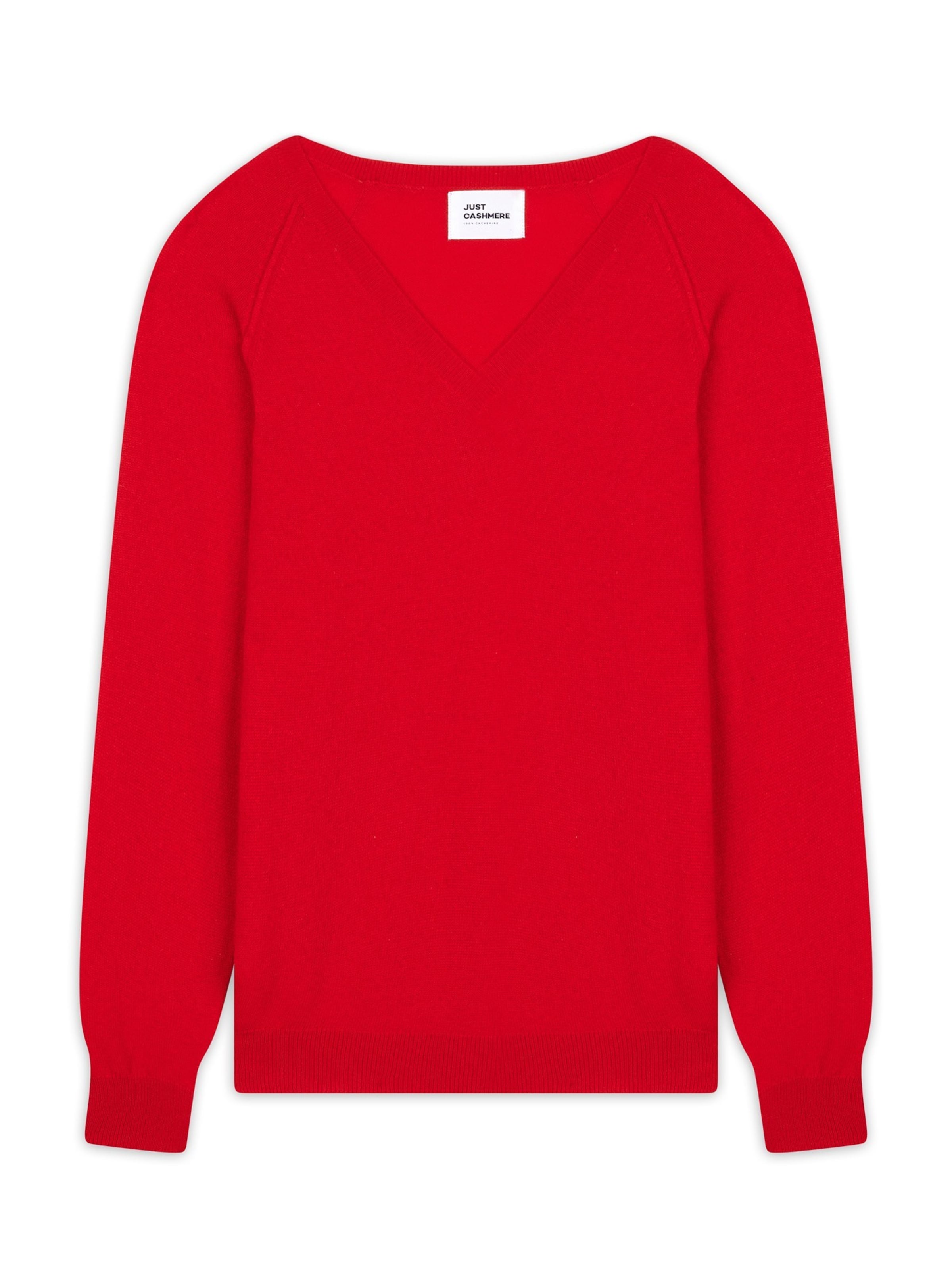 JUST CASHMERE Kampsun 'Phoebe' kollakaspunane, Tootevaade