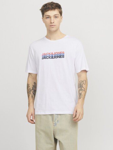 JACK & JONES Shirt 'JWHCYBER' in White: front