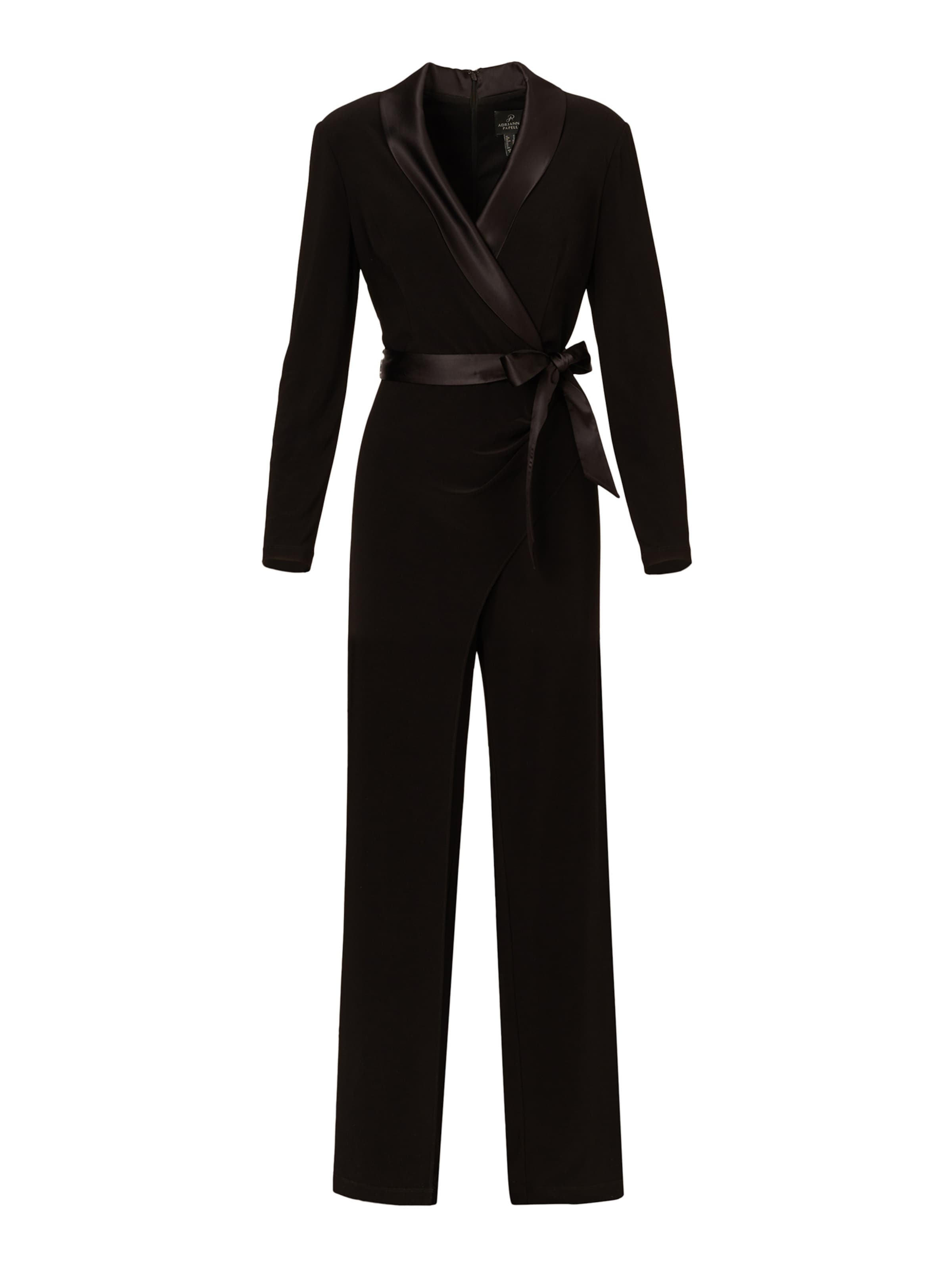 Adrianna Papell Jumpsuit in Zwart: voorkant