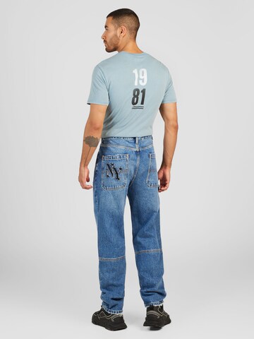 Tommy Jeans Ohlapna forma Kavbojke | modra barva