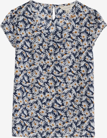 Seasalt Cornwall Blouse 'Garden Gate' in Blauw: voorkant