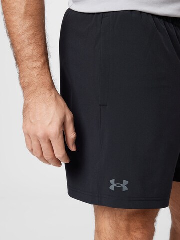 UNDER ARMOUR Normální Sportovní kalhoty – černá