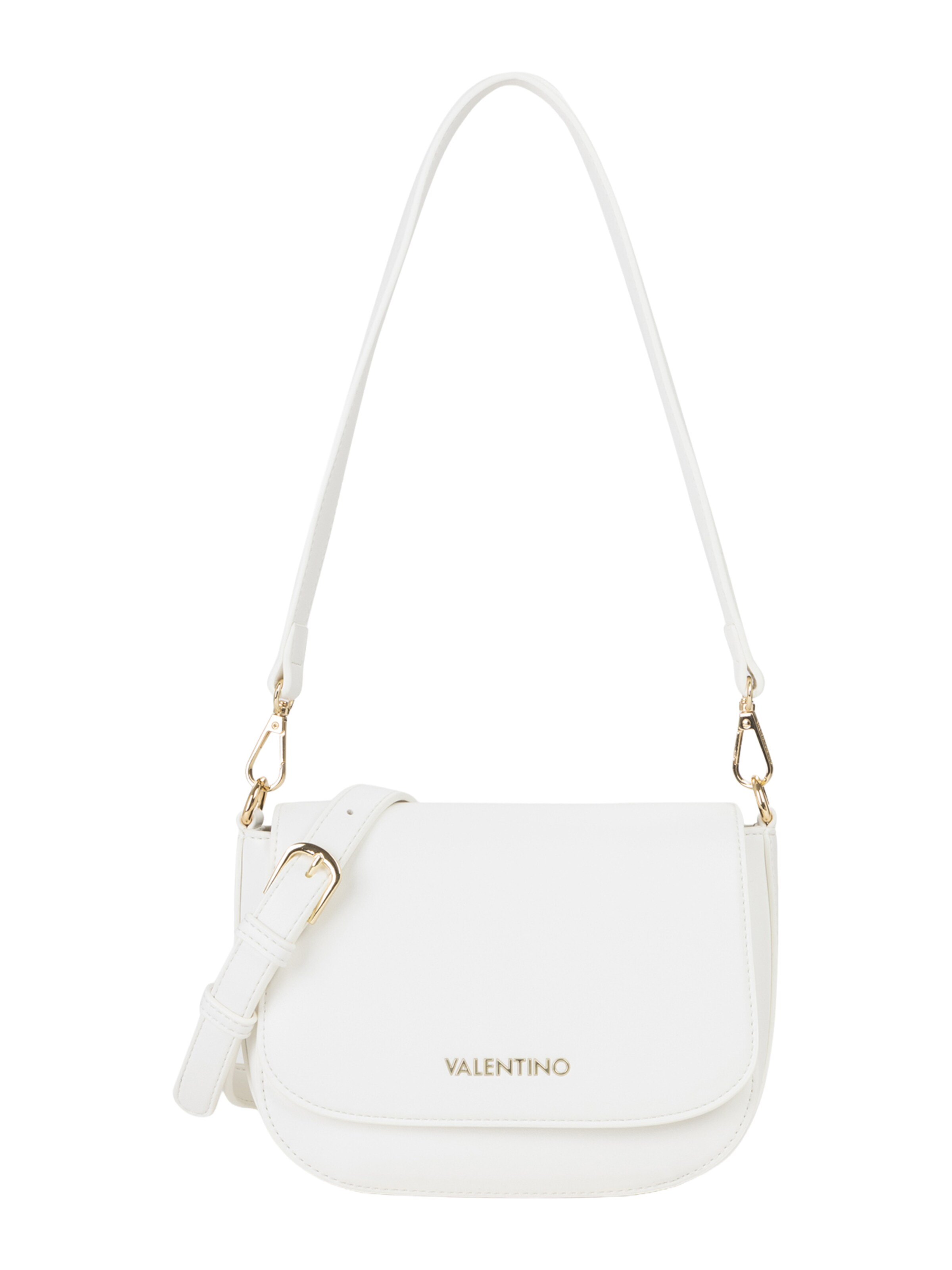 VALENTINO - Bolso de hombro en blanco: frente