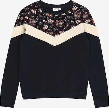 NAME IT Sweatshirt 'Noster' i blå: forside