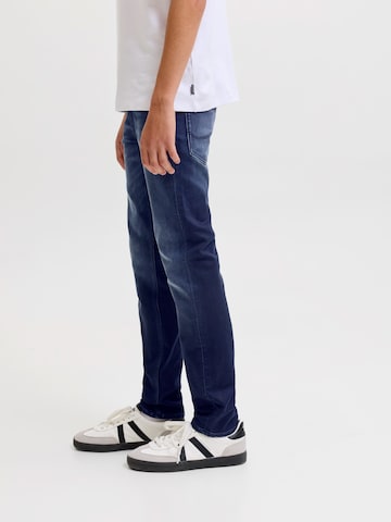 Jack & Jones Junior Slimfit Kavbojke 'JJIGlenn JJOriginal' | modra barva