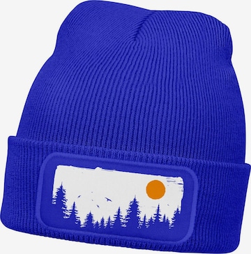 Neverless Beanie 'Braumkette' in Blue: front