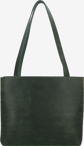 Harold's Shoulder Bag 'Paperbag' in Green: front