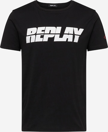 REPLAY T-Shirt in Schwarz: predná strana