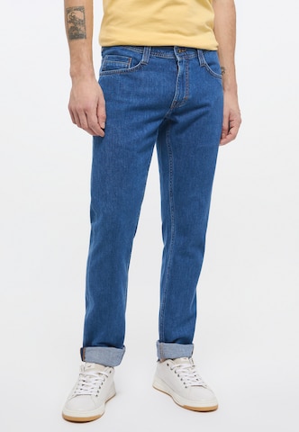 MUSTANG Tapered Jeans in Blue: front