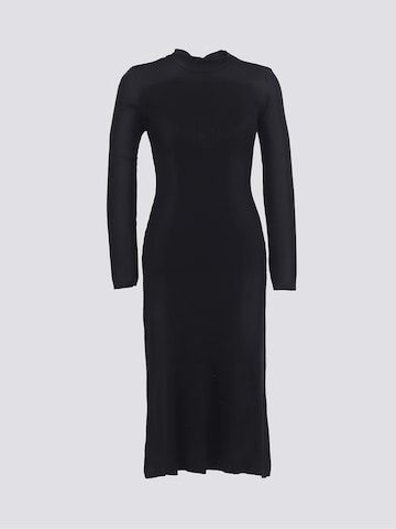 FRESHLIONS Knitted dress 'Evelina' in Black