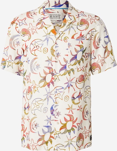 Marškiniai iš SCOTCH & SODA, spalva – šviesiai geltona / alyvuogių spalva / purpurinė / ryškiai raudona, Prekių apžvalga