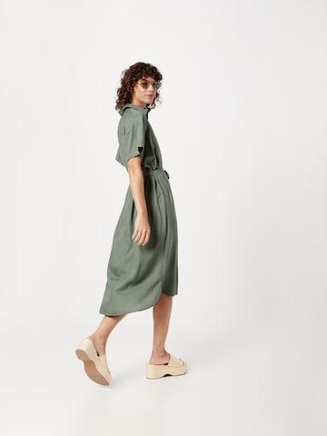 VERO MODA Shirt Dress 'Bumpy' in Green