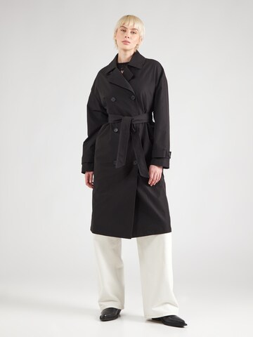 Manteau mi-saison 'JDYCAMILLA' JDY en noir : devant