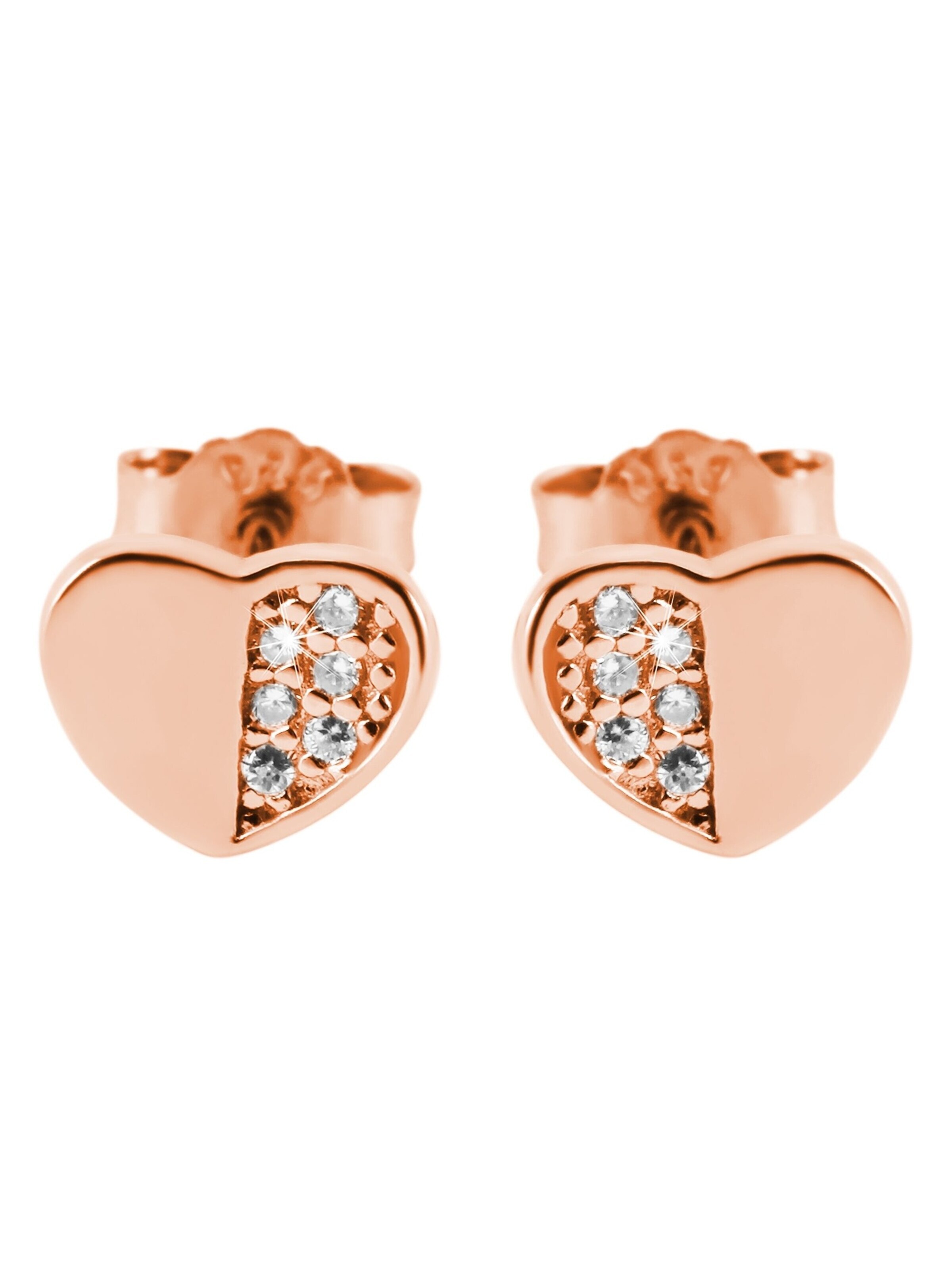 Akzent Earrings '"Heidi" aus 925 Sterlingsilber, rhodiniert, langlebig' in Gold