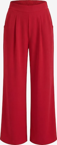 faina - Calças com pregas em vermelho: frente