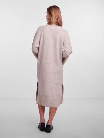 PIECES Knitted dress 'JADE' in Beige