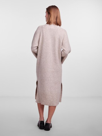 PIECES Knit dress 'JADE' in Beige