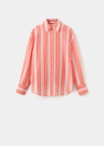 MANGO Bluse 'Clay' in Orange