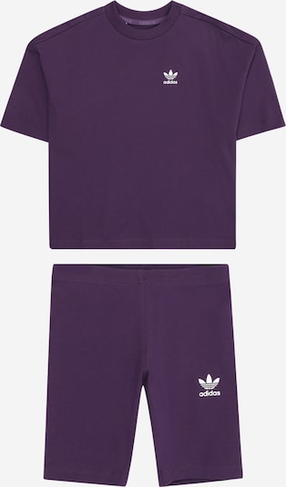 ADIDAS ORIGINALS Odjeća za vježbanje u patlidžan / bijela, Pregled proizvoda