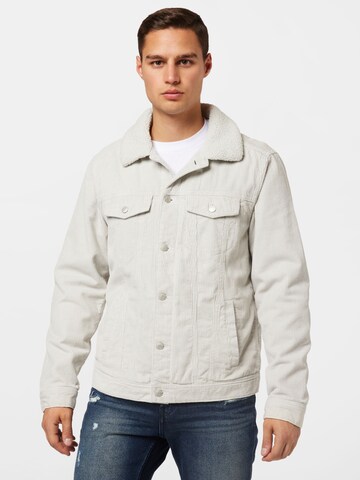 Veste mi-saison HOLLISTER en gris : devant