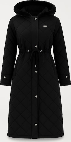 MODAMIHRAM Mantel in Schwarz: Vorderseite