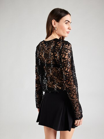 PIECES Blouse 'Roxy' in Zwart