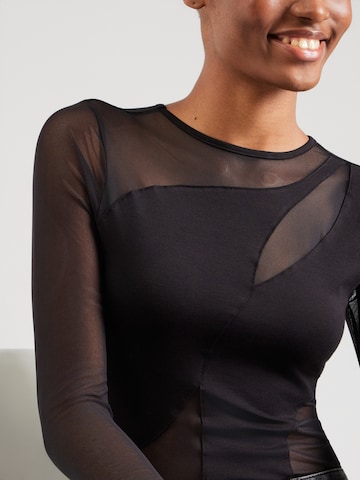 Tricou body 'Gemma' de la ABOUT YOU pe negru