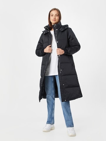 Abercrombie & Fitch Winter Coat in Blue