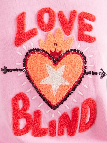 Felpa 'LOVE IS BLIND' di Grace in rosa